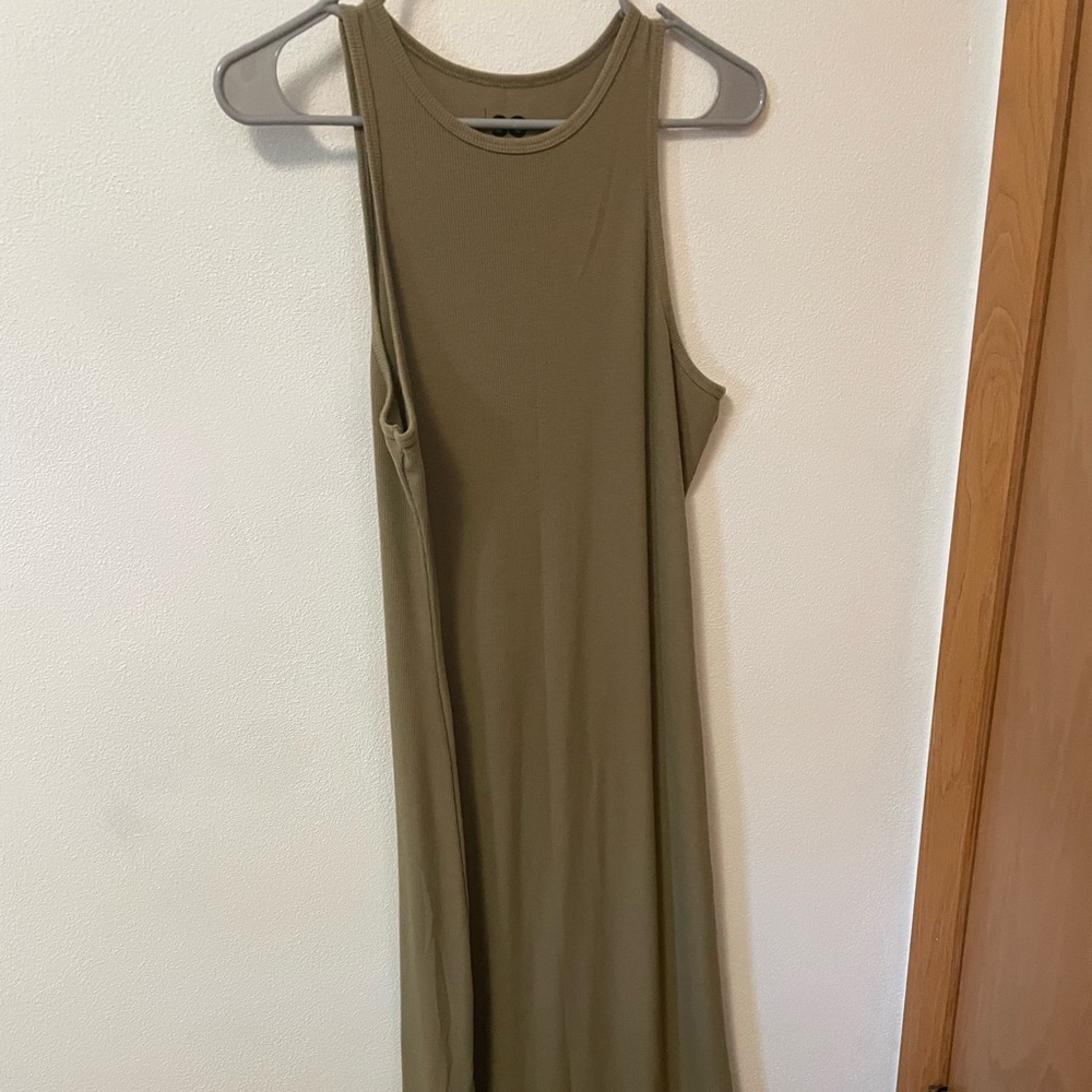 Army Green Maxi Dress
